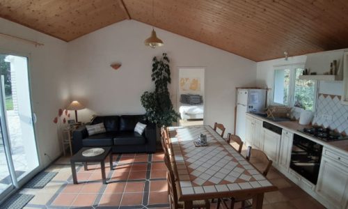 pièce de vie grand gîte